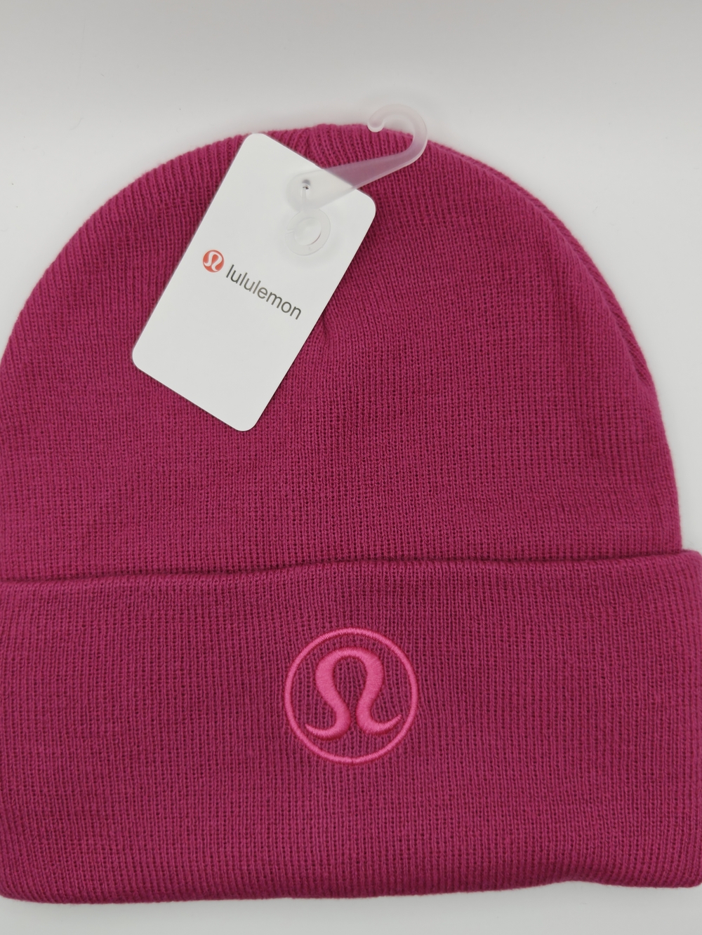 lululemon athletica Hot Pink Ribbed Beanie